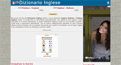 Desktop Screenshot of dizionario-inglese.com